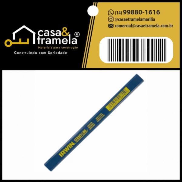 LAPIS DE CARPINTEIRO - IRWIN  - 01 Unid