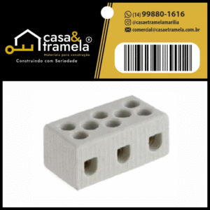 CONECTOR 3 BORNE 10MM - INTERNEED - 01 Unid