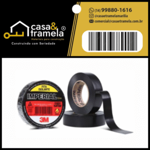 FITA ISOLANTE 10m X 18mm - 3M - 01 Unid